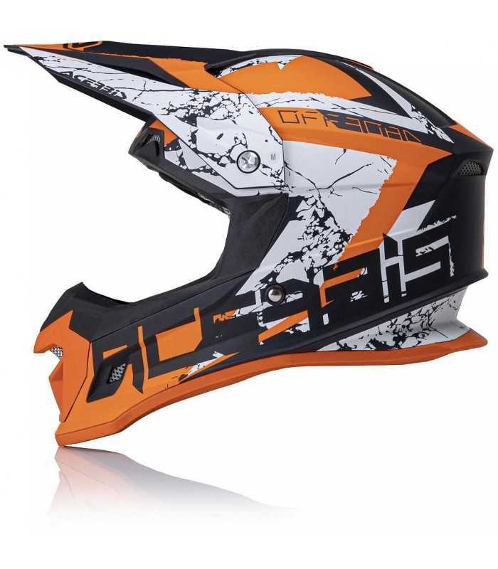 Acerbis Profil Orange Motocross Helm