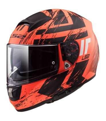 Casco LS2 FF397 Vector Hunter arancio opaco