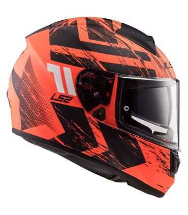 Casco LS2 FF397 Vector Hunter arancio opaco