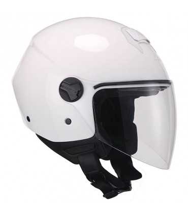 Casque jet Cgm 107A Florence long blanc