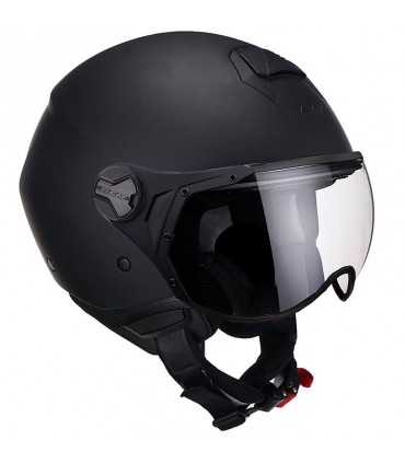 Casco jet Cgm 107A Florence nero opaco