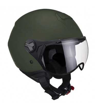 Casque jet Cgm 107A Florence vert matt