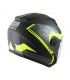 Casque jet Cgm 130s Apache noir jaune matt