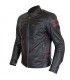 Motorcycle jacket Prexport Stripes black bordeaux