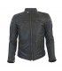 Motorcycle jacket Prexport Stripes black grey