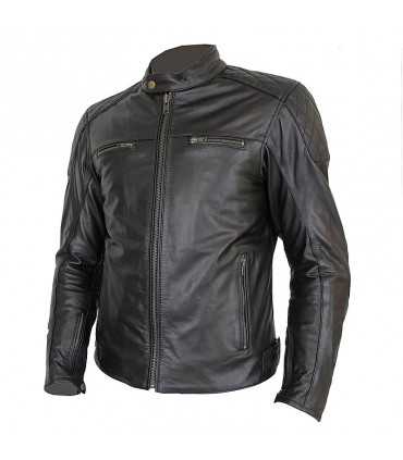 Prexport Diamond leather jacket black