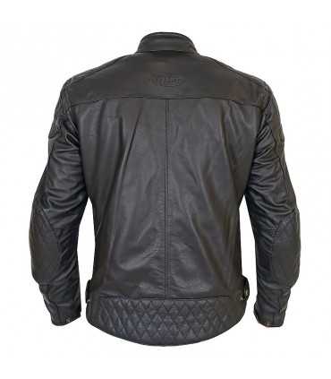 Prexport Diamond leather jacket black