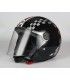 Casque jet BHR 710 Racing noir