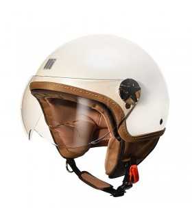 Casco jet Motocubo Ant bianco