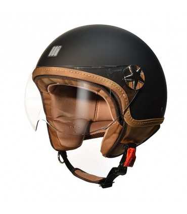 Casco jet Motocubo Ant nero opaco