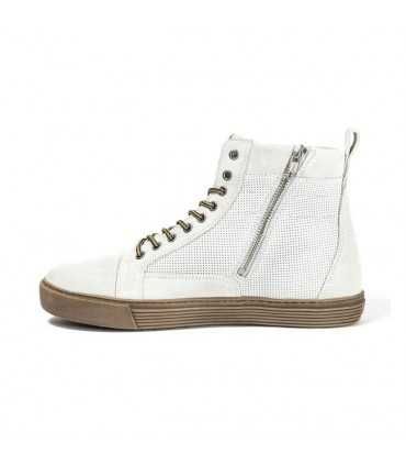 JOHN DOE MOTORRAD SNEAKERS NEO WHITE BROWN CE