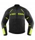 Icon Contra 2 leather jacket black yellow