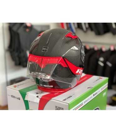 Integralhelm X-lite X-803 Rs Ultra Carbon Hot Lap rot