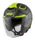 Casco jet Givi X.22 Planet Hyper titanio giallo