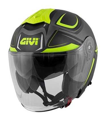 Casque jet Givi X.22 Planet Hyper titan jaune