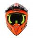 Casco cross Just 1 J38 Blade arancio