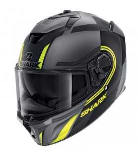 Casque Shark Spartan GT Tracker Mat gris jaune