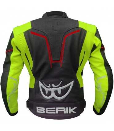 Veste moto Berik Sport 2.0 noir jaune