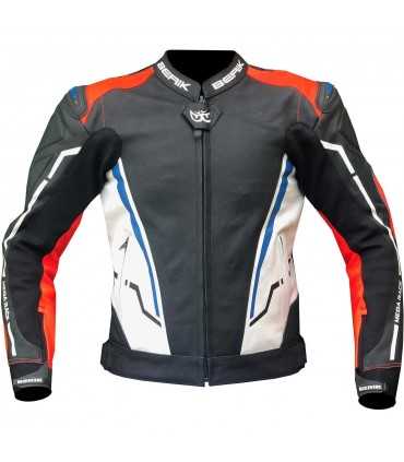 Giacca moto Berik Sport 2.0 nero rosso bianco blu