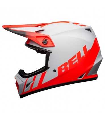 Casco Cross Bell MX-9 Mips Dash grigio rosso