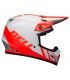 Casco Cross Bell MX-9 Mips Dash grigio rosso