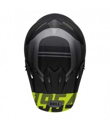 Casco Cross Bell Mx 9 Mips Strike grigio giallo