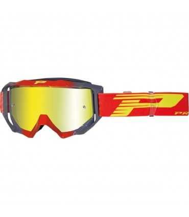 Progrip goggle cross 3200-337 FL red grey