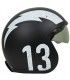 Casco jet Origine Sprint Gasoline 13 nero opaco