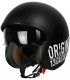 Casco jet Origine Sprint Gasoline 13 nero opaco