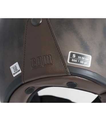 Casque jet Cgm Challenge brown matt