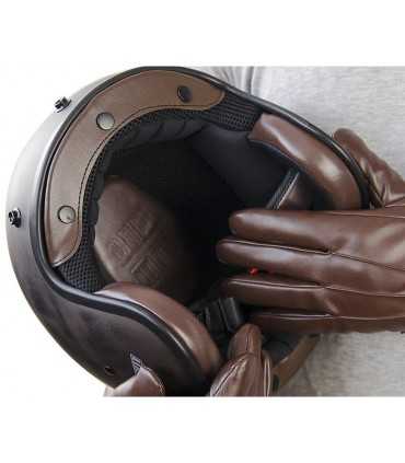 Casque jet Cgm Challenge brown matt