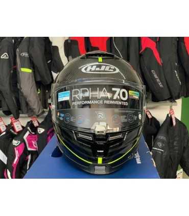 Casco integrale Hjc Rpha 70 Carbon ARTAN / MC4H