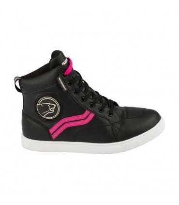 Chaussures moto Bering Stars evo femme noir pink