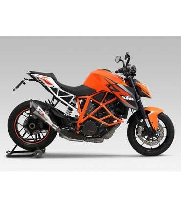 Yoshimura R-11 KTM 1290 Super Duke R (2014-16) Endschalldämpfer Satinierter Stahl/Karbon Endkappe