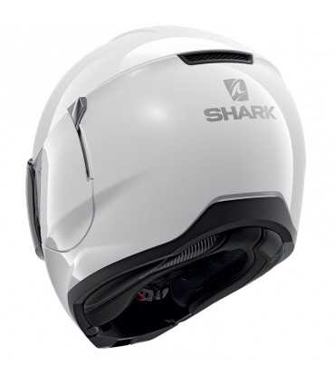 Casque modulable Shark Evojet Blank blanc