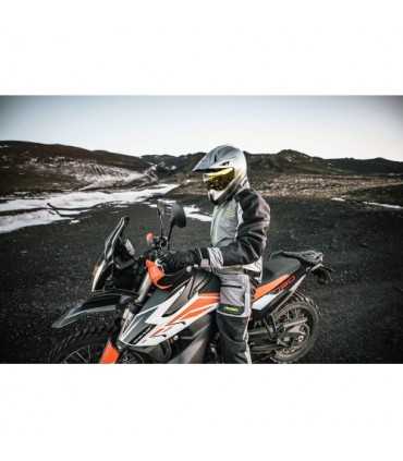 Icon Raiden Motorradjacke grau