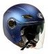 Casco jet One Alfa blu opaco