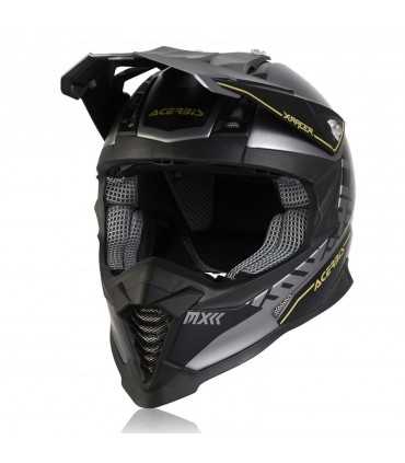 Casco Cross Acerbis X Racer Vtr nero