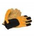 Gants en cuir Biltwell bantam tan noir