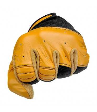 Gants en cuir Biltwell bantam tan noir