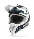 Casco cross Acerbis Linear bianco azzurro