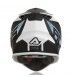 Casco cross Acerbis Linear bianco azzurro