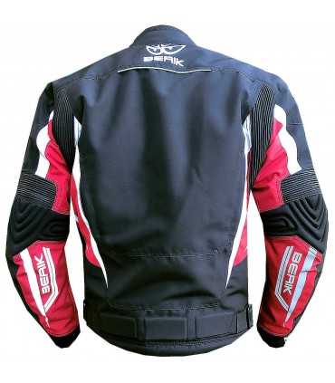 Berik 2.0 Monza motorcycle jacket black red