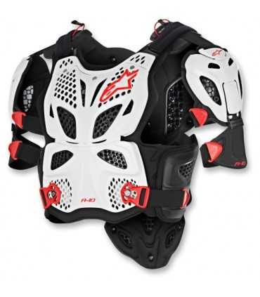 Alpinestars A-10 Full Chest Protector blanc