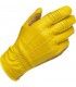 Biltwell Work leather gloves yellow