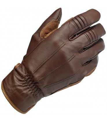 Biltwell Work leather gloves brown