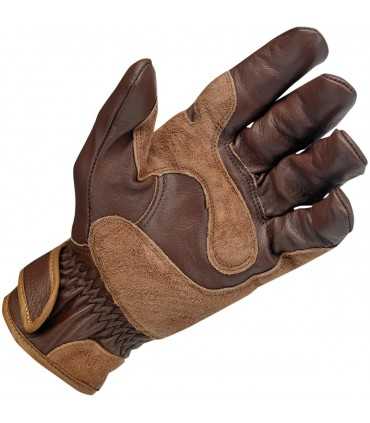 Biltwell Work leather gloves brown