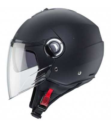 Casque Jet Caberg Riviera V4 noir matt