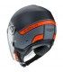 Casco Jet Caberg Riviera V4 Elite antracite arancio opaco