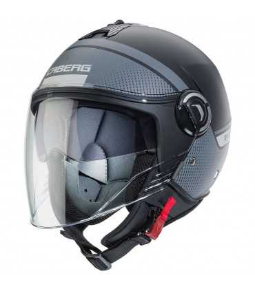 Casco Jet Caberg Riviera V4 Elite antracite nero opaco